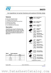 BAS70KFILM datasheet pdf ST Microelectronics