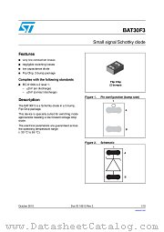 BAT30F3 datasheet pdf ST Microelectronics