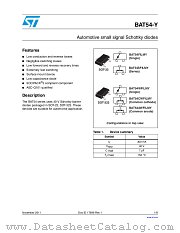 BAT54-Y datasheet pdf ST Microelectronics