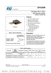 BYV54S200HYG datasheet pdf ST Microelectronics