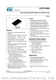 CLT01-38S4 datasheet pdf ST Microelectronics