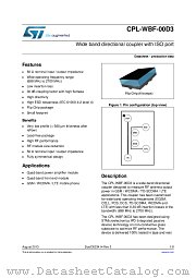CPL-WBF-00D3 datasheet pdf ST Microelectronics