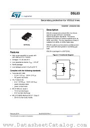 DSL03 datasheet pdf ST Microelectronics