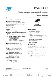 DVIULC6-4SC6Y datasheet pdf ST Microelectronics