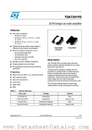 E-TDA7391PDTR datasheet pdf ST Microelectronics