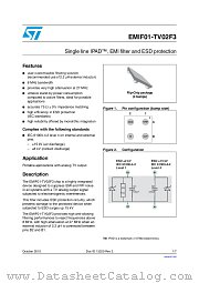 EMIF01-TV02F3 datasheet pdf ST Microelectronics