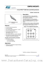 EMIF02-MIC06F3 datasheet pdf ST Microelectronics