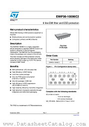 EMIF06-10006C2 datasheet pdf ST Microelectronics