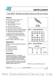 EMIF07-LCD02F3 datasheet pdf ST Microelectronics