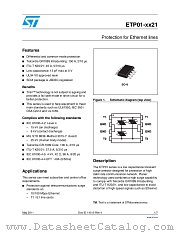 ETP01-2821RL datasheet pdf ST Microelectronics