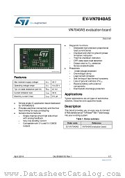 EV-VN7040AS datasheet pdf ST Microelectronics