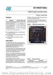 EV-VND5T100AJ datasheet pdf ST Microelectronics