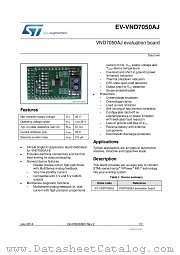 EV-VND7050AJ datasheet pdf ST Microelectronics