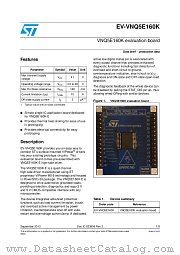 EV-VNQ5E160K datasheet pdf ST Microelectronics