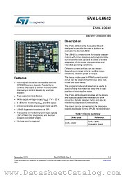 EVAL-L9942 datasheet pdf ST Microelectronics