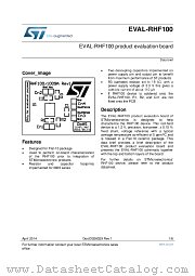 EVAL-RHF100 datasheet pdf ST Microelectronics