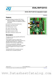 EVAL-RHF1201V2 datasheet pdf ST Microelectronics