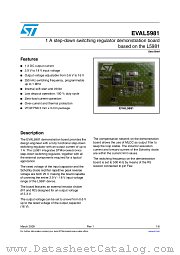 EVAL5981 datasheet pdf ST Microelectronics