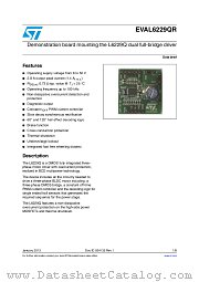 EVAL6229QR datasheet pdf ST Microelectronics