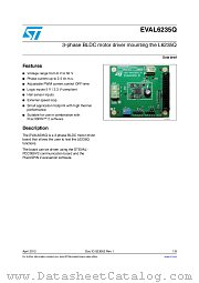 EVAL6235Q datasheet pdf ST Microelectronics