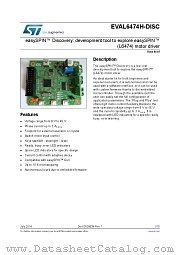 EVAL6474H-DISC datasheet pdf ST Microelectronics