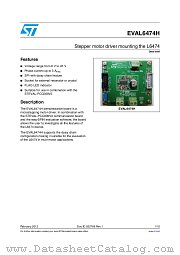 EVAL6474H datasheet pdf ST Microelectronics