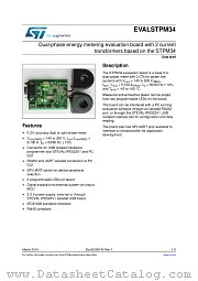 EVALSTPM34 datasheet pdf ST Microelectronics