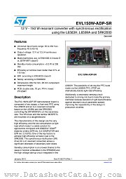 EVL150W-ADP-SR datasheet pdf ST Microelectronics