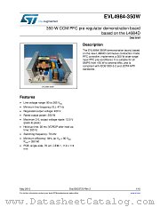 EVL4984-350W datasheet pdf ST Microelectronics
