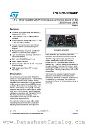 EVL6699-90WADP datasheet pdf ST Microelectronics