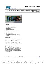 EVLHVLED815W8CV datasheet pdf ST Microelectronics