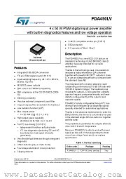 FDA450LV-T datasheet pdf ST Microelectronics