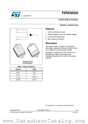 FERD30S50 datasheet pdf ST Microelectronics