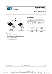FERD40M45C datasheet pdf ST Microelectronics