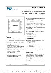 HDMI2C1-14HDS datasheet pdf ST Microelectronics