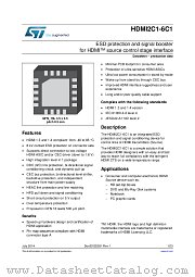 HDMI2C1-6C1 datasheet pdf ST Microelectronics
