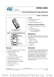 HSP051-4M10 datasheet pdf ST Microelectronics
