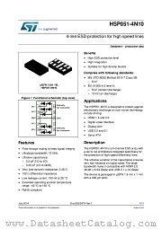 HSP051-4N10 datasheet pdf ST Microelectronics