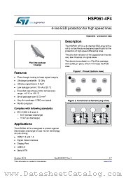 HSP061-4F4 datasheet pdf ST Microelectronics