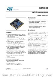 INEMO-M1 datasheet pdf ST Microelectronics