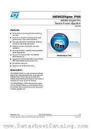 iNEMO-Eng_PW8 datasheet pdf ST Microelectronics