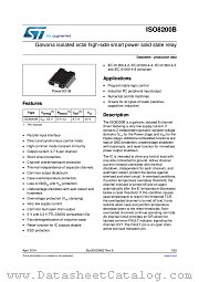 ISO8200B datasheet pdf ST Microelectronics