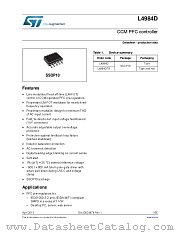 L4984D datasheet pdf ST Microelectronics