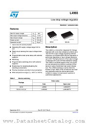 L4993MDTR datasheet pdf ST Microelectronics