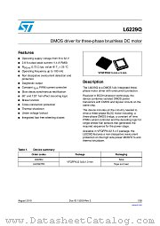 L6229Q datasheet pdf ST Microelectronics