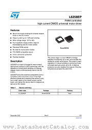 E-L6258EP datasheet pdf ST Microelectronics