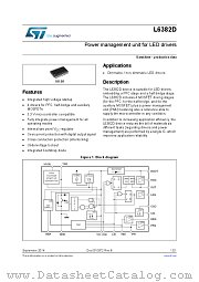 L6382DTR datasheet pdf ST Microelectronics