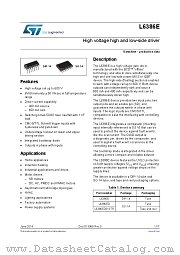 L6386E datasheet pdf ST Microelectronics