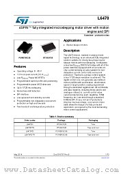L6470PDTR datasheet pdf ST Microelectronics