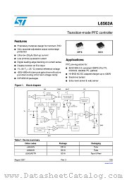 L6562AN datasheet pdf ST Microelectronics